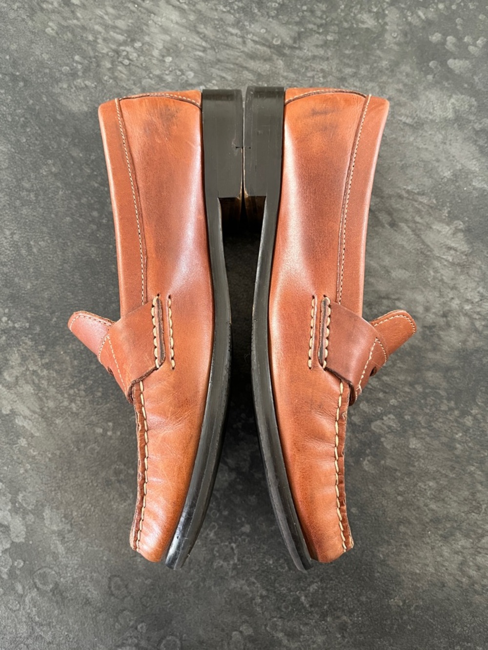 Cole Haan Brown Leather Classic Penny Loafer Slip On Flats Womens 6.5 - Picture 6 of 11